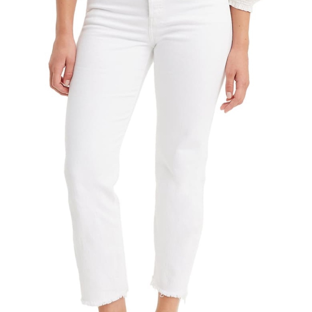 LOFT White Denim Jeans